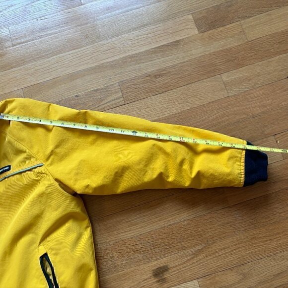 Boys Lands End Jacket Size M in Yellow/Navy - Picture 5 of 8